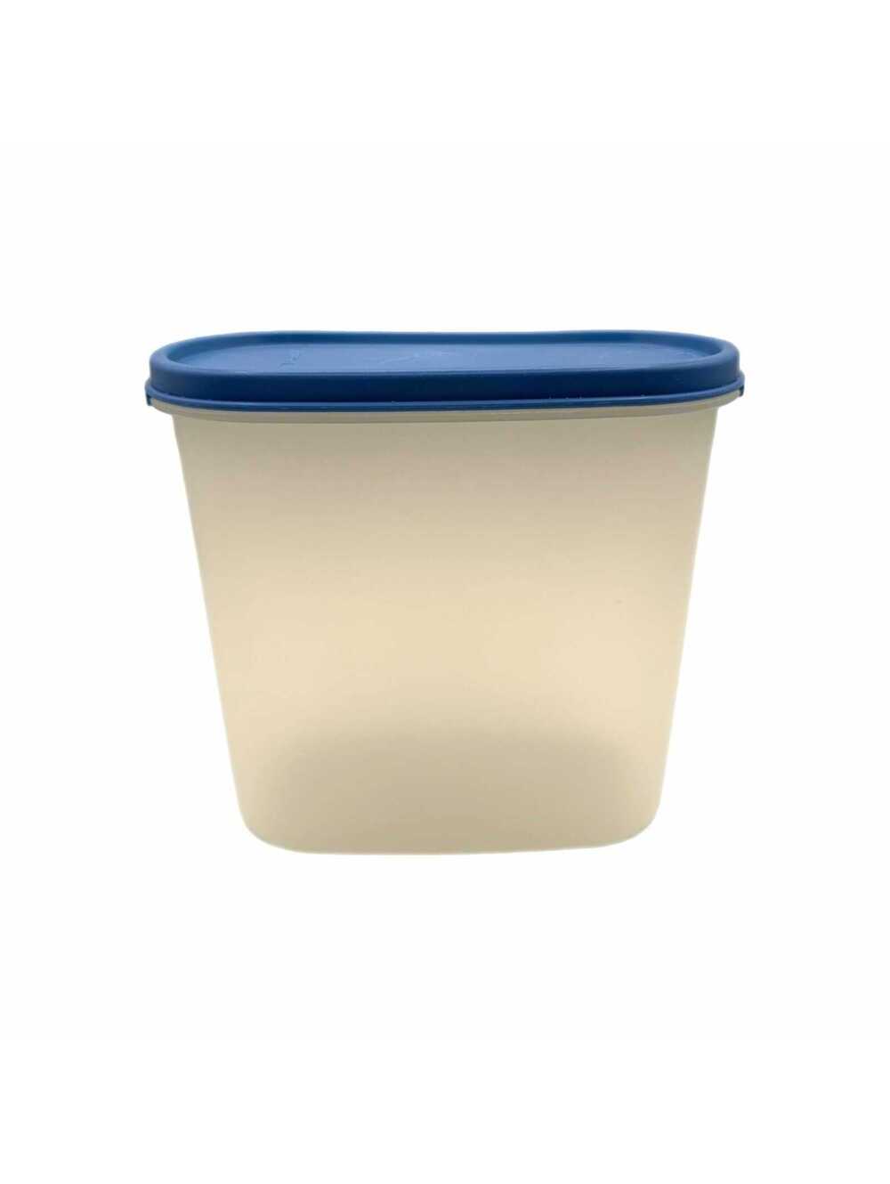 Vintage Tupperware 7.25 Cups Blue Modular Mates Storage Container